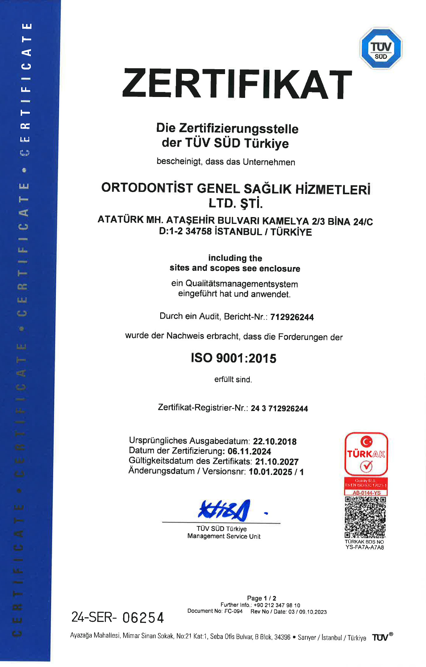 ortodontist 9001