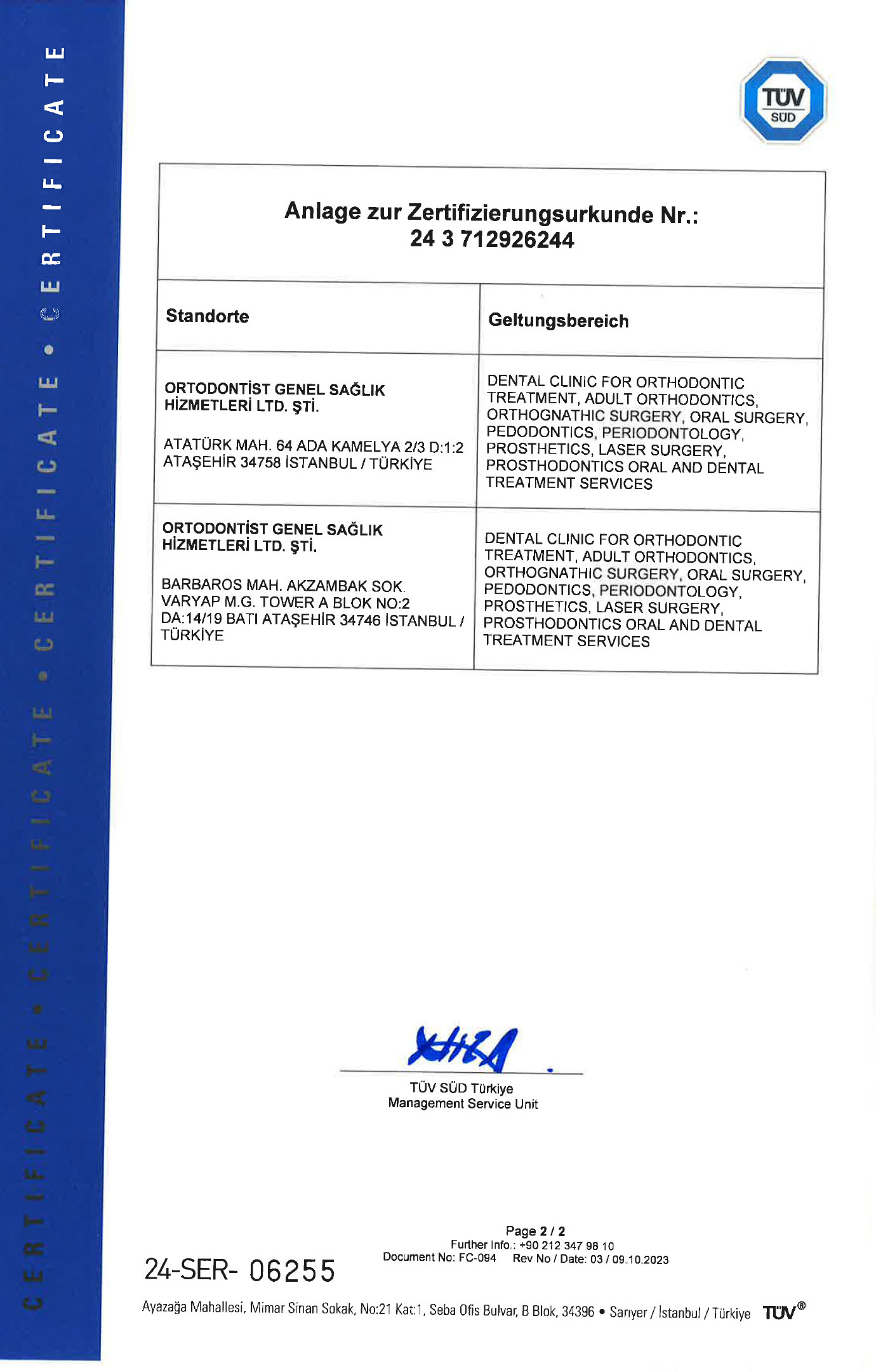 ortodontist 9001