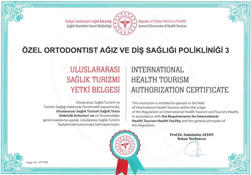 Uluslararası Sağlık Turizm Yetki Belgesi kamelya