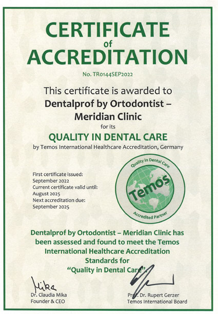 TEMOS_quality_in_dental_care_ortodontist_meridyen_2025